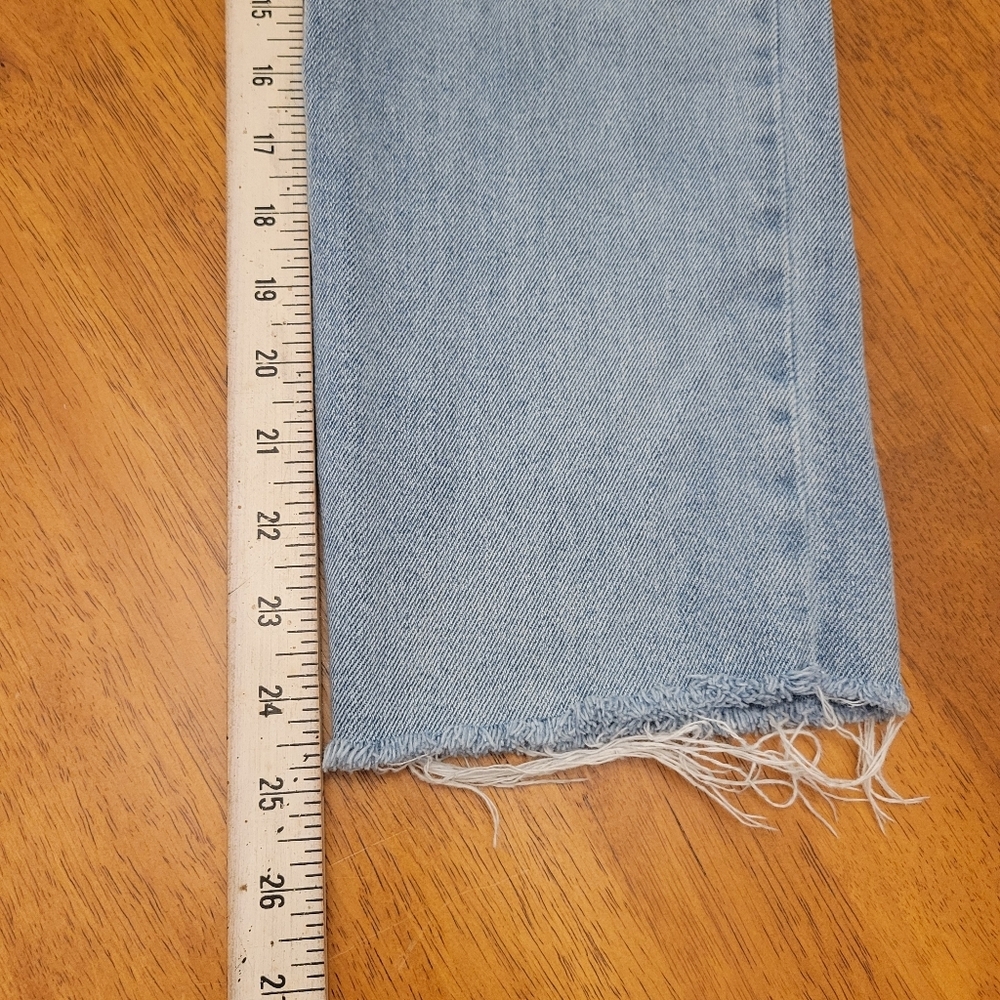 Rewash High Rise Straight Leg Jeans•Size 25/1•Light Wash - Picture 7 of 7